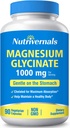 Magnesium Glycinate Nahrungsergänzungsmittel 1000mg 100% Chelat für maximale Absorption Non-GMO Gluten Free 90 Veggie Kapseln