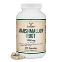 Marshmallow Root Capsules (210 Count, 1.000mg pro Servierung) Hoch in Mucilage zur Unterstützung von Atem-, Haut- und Gutreparatur (Vegan Safe, Glutenfrei) von Double Wood