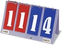 Tandem Sport 2 Digit Score Keeper - Score Flipper für Volleyball, Basketball, Baseball & Fußball - Tabletop Easy Flip Scoreboard