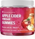 Youngevity Aceto di sidro di mele Gummies 500mg w/Raw ACV dalla madre, Detox Cleanse e Support Immunity, - 60 Gummy Vitamins