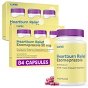 Curist Esomeprazol 20mg Kapseln Verzögerung-Release 84 Zähler - Säure Reflux Medizin für Sodbrennen Relief - Zwei Packungen von 42 Zähler Kapseln (84 insgesamt) - Säure Reflux Relief