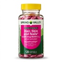 Spring Valley Extra Strength Haar, Haut und Nägel Nahrungsergänzung 120ct 5000 mcg