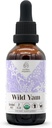 Wild Yam USDA Organic Alcohol-Free Extract | Nahrungsergänzung, Hochfeste Tinktur | Natürliche zertifizierte Bio-Wild Yam (Dioscorea Villosa) Getrocknete Wurzel (2 oz)