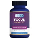 Fokus Relief Plus Dry Eye Formula (90 ct. 30 Tage Versorgung) Dry Eye Omega 3 Supplement - Dry Eye Relief Supplement -Omega 3 Fish Oil for Dry Eye