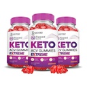 Justified Laboratories (3 Pack Ripped Results Keto ACV Gummies Extreme 2000MG Ripped Results Formuliert mit Granatapfel-Blütensaftpulver B12 Vegan Non GMO 180 Gummys