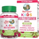 MaryRuth Organics Multivitamin Multimineral Vita-Beans für Kinder | Vegan Kaubare Vitamine für Alter 4+ | Immununterstützung | Knochengesundheit | Himbeer Geschmack | 60 Zähler
