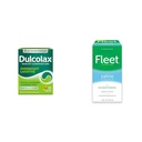 Dulcolax Overnight Relief Laxative 50 Graf & Fleet Saline Enema Erwachsenenaufnahme Relief 4 Flaschen