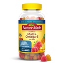 Nature Made Mens Multivitamin Gummis mit Omega-3, Herren Gummy Multivitamine für tägliche Ernährungsunterstützung, 150 Gummy Vitamine und Mineralien, 75 Tage Versorgung