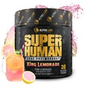 ALPHA LION Core Pre Workout mit Kreatin für Performance, Beta Alanine für Muskel, L-Citrulline für Pump & Tri-Source Koffein für nachhaltige Energie (30 Servierungen, König Lemonade Flavor)
