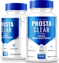 NutraRize (2 Pack) Prosta Clear - Premium-Ergänzung zur Unterstützung Prostate Heath, Alle natürlichen Kapseln zu Regain Control & für Gesamtgesundheit, ProstaClear Pills Bewertungen (120 Kapseln)