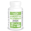 Supersmart Annatto Tocotrienols 100mg pro Tag (DeltaGold Vitamin E) - Tocotrienols Supplement | Non-GMO & Gluten Free - 60 Softgels