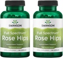 Swanson Rose HIPS - Kräuterergänzung Förderung Immunsystem Gesundheit & Gesunde Gewichtsunterstützung - (120 Kapseln, 500mg Jeder) (2 Packung)