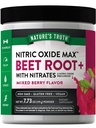 Nature's Truth Beet Root Powder | 7.73 oz | Nitric Oxide Supplement für Männer und Frauen | Vegan, Non-GMO & Gluten Free Pre-Workout | Gemischte Berry Flavor