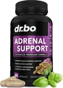 Adrenal Support Cortisol Manager Supplement - Adrenal Fatigue Ergänzungen für Frauen und Männer mit natürlichem Adaptogen Ashwagandha Holy Basil Rhodiola L Tyrosine Complex Fatigue Cortisol Health - 60 Pillen