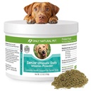 Nur natürliches Tier Senior Ultimate Daily Canine Vitamin Supplement für Hunde Vollständige ganzheitliche Gesundheitsunterstützung - Made in USA, 5,3 oz Türkei Flavored Powder