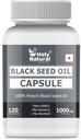 Black Seed Oil Softgel Kapsel – 500mg (120 Softgel) Premium-Qualität kalt gepresst Nigella Sativa Samen Öl I 2 Monate Supplement I Rich Thymochinon, Vitamin E & Omega 3 6 9