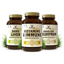 HEART & SOIL Immun Support Stack – Inklusive Histamin & Immunergänzung, Bone Marrow & Liver, Grass-Fed Colostrum für Verdauungsgesundheit, Gut Balance und Gesamt Wellness