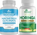 MOGO Pure Magnesium Glycinate and Moringa Capsule - Superfood + Better Mineral