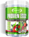 Gaspari Nutrition Greens and Reds: Bio-Superfood-Pulver, Immununterstützung, Probiotika und Fiber, Vegan und Non-GMO (30 Portionen, Natürliche Frucht)