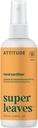 ATTITUDE Handzerstäuber Spray für Erwachsene und Kinder, Expertengruppe Verified, Kills Bacteria and Germs, Vegan, Orange Blossom & Eucalyptus, 3.38 Fl Oz (Spray Bottle)