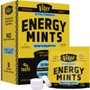 Viter Energy Caffeine Mints 80mg Extra Strength - 90 Stück Koffeiniert mit B Vitaminen. Sugar Free Vegan Breath Mint. Energize Nootropic Focus Booster für schnelle Alertness (Wintergreen Flavor, 30 Pack)