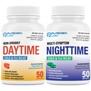 Puregen Labs Daytime und Nighttime Combo Pack, Kälte und Relief Medizin | Leistungsstarke Multi-Symptom Tag und Nacht Relief für Kopfschmerzen, Fever, Sore Throat, Cough, Congestion und Erfolge