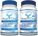 Verbrauchergesundheit AnxiClear - Boosts Mood, Beruhigt den Geist, erhöht Serotonin Levels - 5-HTP, L-thianine - 1 Tag + 1 Nacht