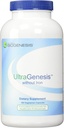 Nutra BioGenesis UltraGenesis - Multivitamin ohne Eisen für Damen und Herren, Immununterstützung für 50+ mit Vitamin A, C, D, E und Minerals Calcium, Zink + Mehr, Pflanzenbasis - 180 Vegan Kapseln