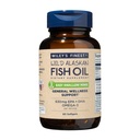 Wiley's Finest Wild Alaskan Fish Oil Easy Swallow Minis - Omega-3-Fischöl-Ergänzung für Erwachsene und Kinder - Doppelstärke 630mg EPA und DHA Natural Supplement - 60 Mini Softgels (30 Portionen)