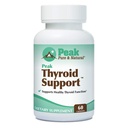 Schilddrüsen-Unterstützung von Peak Pure & Natural | Schilddrüsen-Ergänzung und Metabolismus-Booster zu unterstützen Gewicht Wartung | Jodine-Ergänzung für Underactive Thyroid | 60 Kapseln