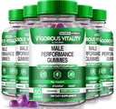 NutraRize (5 Pack) Vigorous Vitality Gummis, Vigorous Vitality Male Enhancement Gummies, Erhöhte Vertrautheit und Stamina Vitality Gummy, Horny Goat Weed for Men Gomitas Enchantment (300 Gummis)