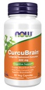 JETZT Ergänzungen, CurcuBrainTM 400 mg mit Longvida® Optimiertes Curcumin, 50 Veg Kapseln