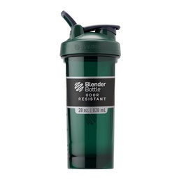 BlenderBottle Shaker Bottle Pro Serie Perfekt für Protein Shakes und Pre Workout, 28-Ounce, Full-Color Green