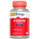 SOLARAY D-Ribose Pulver 5000 mg | Gesunde Herz- und Zellenergie (ATP) Produktionsunterstützung | 30 Servierungen | 150 Gramm