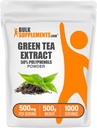 BulkSupplements.comgreen Tee-Extrakt-Pulver - 50% Polyphenole Ergänzung, EGCG Ergänzungen - Glutenfrei, 500mg pro Servierung, 500g (1.1 lbs) (Pack von 1)
