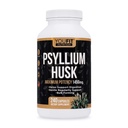 PSYLLIUM Husk Kapseln - Premium Psyllium Fiber Supplement - Fördert Darmgesundheit und Regelmäßigkeit - 100% natürliche lösliche Faser 1450mg pro Servierung - 240 Kapseln