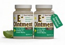 Basic Brands - Vitamin E Ointment - 2oz - Feuchtigkeitsspendend - Kann helfen, Aussehen von Narben, Stretch-Marken, Fine Lines & Falten zu reduzieren - 2-Pack