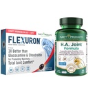 Purity Products Flexuron Joint Formula + H.A. Joint Flexuron (Krill Oil, Low Molecular Weight Hyaluronsäure, Astaxanthin) - HA Joint (BioCell Collagen, Boswellia Serrata, Quercetin, H.A. + More)