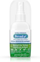Benadryl Extra Strength Anti-Itch Cooling Spray, topische Analgetik und Hautschutz für Relief von den meisten Outdoor Itches, Reisegröße, 2 fl. oz (Pack von 3)