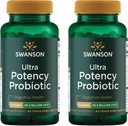 Swanson Ultra Potency Probiotic Digestive Health Immunsystem unterstützen 66 Billion CFU Prebiotic NutraFlora scFOS 60 DRcaps Veggie Capsules (Caps) (2 Pack)