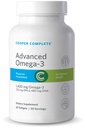 Cooper Complete - Advanced Omega 3 - Fish Oil Supplement, Concentrated EPA + DHA Omega-3 Fettsäuren 1400 mg - 60 Softgels pro Flasche. Pack von 4