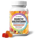 Premium Multivitamin Kaugummis für Damen und Herren - Zuckerfreie und glutenfreie Ergänzung Vitamine - Calcium Magnesium Zink Manganese Thiamin Biotin...