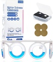 Anti-Motion Sickness Gläser,Motion Sickness Bands (Random Farbe),Motion Sickness Patch, Antiemetic, Drei in einem Paket für Erwachsene oder Kinder