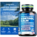 Cortisol Balance & Schlaf-Unterstützung für Frauen & Männer – Natürliche ruhige Formel mit Magnesium, Ashwagandha & L-Theanin – unterstützt Restful Sleep, Relaxation, Focus & Healthy Cortisol Levels – 120 Kapseln