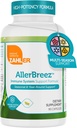Zahler AllerBreez Immune Formule de support système avec vitamine C, Quercetine, vitamine B5, MSM et sting Nettle - Supplément de support immunitaire saisonnier et annuel, Supplément allergène Dhist (180 capsules)