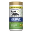 Nature's Truth Raw Flora Probiotic mit Präbiotika | 60 Billion CFU | Tägliche Verdauung Vegan Kapseln | Gluten kostenlose Ergänzung für Männer und Frauen