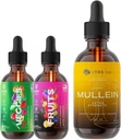 Bundle - Multivitamin Frutta e Verdura & Mullein Leaf Extract 4 oz - Vitamina Immune Booster e Integratore di Supporto polmonare
