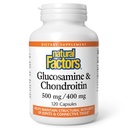 Natürliche Faktoren, Glucosamine & Chondroitin, unterstützt gesunde Gelenke und Connective Tissue, 120 Kapseln