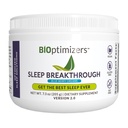 BIOptimizers Sleep Breakthrough 2.0 – Natural Support Supplement | Calming Relief Aid Erwachsene | Non Habit Forming | 202.5 g Powder Blue Berry Dreams