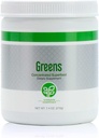 Pure Greens 210g - Greens Powder mit Superfoods, Antioxidantien und Phytonährstoffen mit vier proprietären Blends. Einfach mit Wasser oder Saft mischen. Vegan-Friendly, natürlich mit Stevia gesüßt.